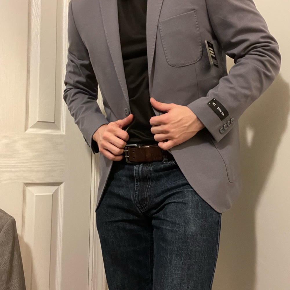 Sport Coat/Blazer - Gray - New!